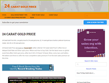 Tablet Screenshot of 24caratgoldprice.com